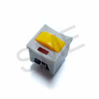 HONGJU PB07-AY-0R0,1R0 4색 푸쉬 락 버튼 LED스위치