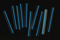 FIT0084-B 0.1″ (2.54 mm) Arduino Male Pin Headers (Straight Blue 10PCS)