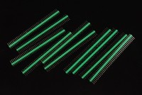 FIT0084-G 0.1″ (2.54 mm) Arduino Male Pin Headers (Straight Green 10PCS)