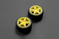 FIT0003 Rubber Wheel for A4WD and A2WD (Pair)