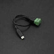 FIT0993 5-Pin Type-C Male to Solderless Terminal Power Cable