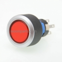 QN22-F1-11-R-12V 22파이 푸쉬 버튼 LED 스위치 적색
