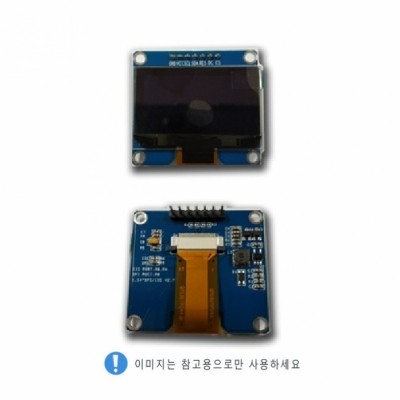 DOM12864-1.54B 128×64 Blue SPI I2C