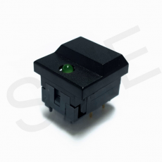 HONYONE PB86-B1 블랙바디 레드LED 그린LED  푸쉬 버튼 LED스위치 수량별 차등