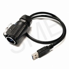 CNLINKO LP-24-C USB3 016 PE-41-001 MALE 24파이 플러그 원형 방수커넥터