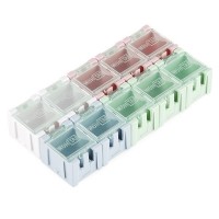 TOL-11527  Modular Plastic Storage Box - Small (10 pack)