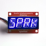 COM-16917 SparkFun Qwiic Alphanumeric Display - Blue