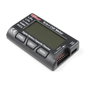 TOL-15348 Tenergy 5-in-1 Intelligent Battery Cell Meter