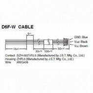 OMRON  플로우센서용 케이블 D6F-W CABLE  (국내 제작품)