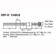 OMRON  플로우센서용 케이블 D6F-W CABLE  (정식 수입품)