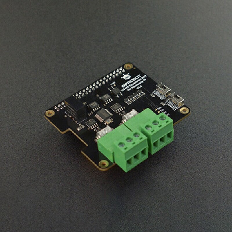 DFR0824 DFRobot Dual-channel RS485 Expansion Hat for Raspberry Pi 4B