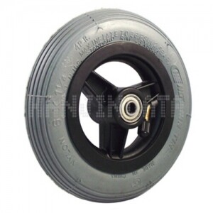 한진데이타 직경 150mm(6인치) 타이어 바퀴 [HD150-25-8] (P2712)
