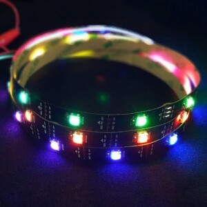 NulSom NS-LED-ST-030 Rainbow STRIP double addhesive Tape / 1m 30LEDs