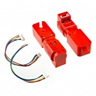 ROB-24053 Hobby Motor with Encoder - Plastic Gear (Pair, Red)