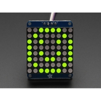 A1051 Adafruit Small 1.2 inch 8x8 LED Matrix w/I2C Backpack - Yellow-Green