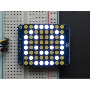 A1614 Small 1.2 inch 8x8 Ultra Bright White LED Matrix + Backpack