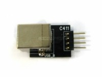 C411(s) USB_B type Straight Adapter