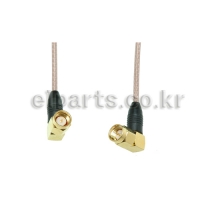 SMA both-M(R/A) RG316 1M - SMA both-male right angle RG316 cable 1meter