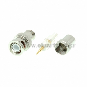 BNC-CSM-316-02 - BNC male RG316 cable connector, long type