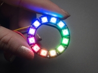 A1643 NeoPixel Ring - 12 x WS2812 5050 RGB LED with Integrated Drivers
