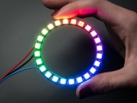 A1586 NeoPixel Ring - 24 x 5050 RGB LED with Integrated Drivers