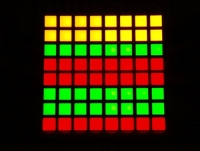A458 Small 1.2 inch 8x8 Bi-Color (Red/Green) Square LED Matrix