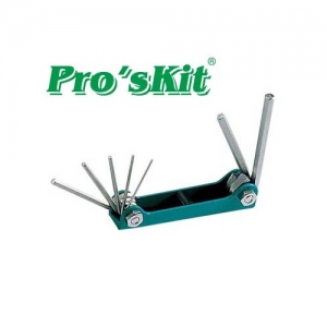 Proskit 8PK-021N 접이형/7pcs/육각 렌치 세트(mm)